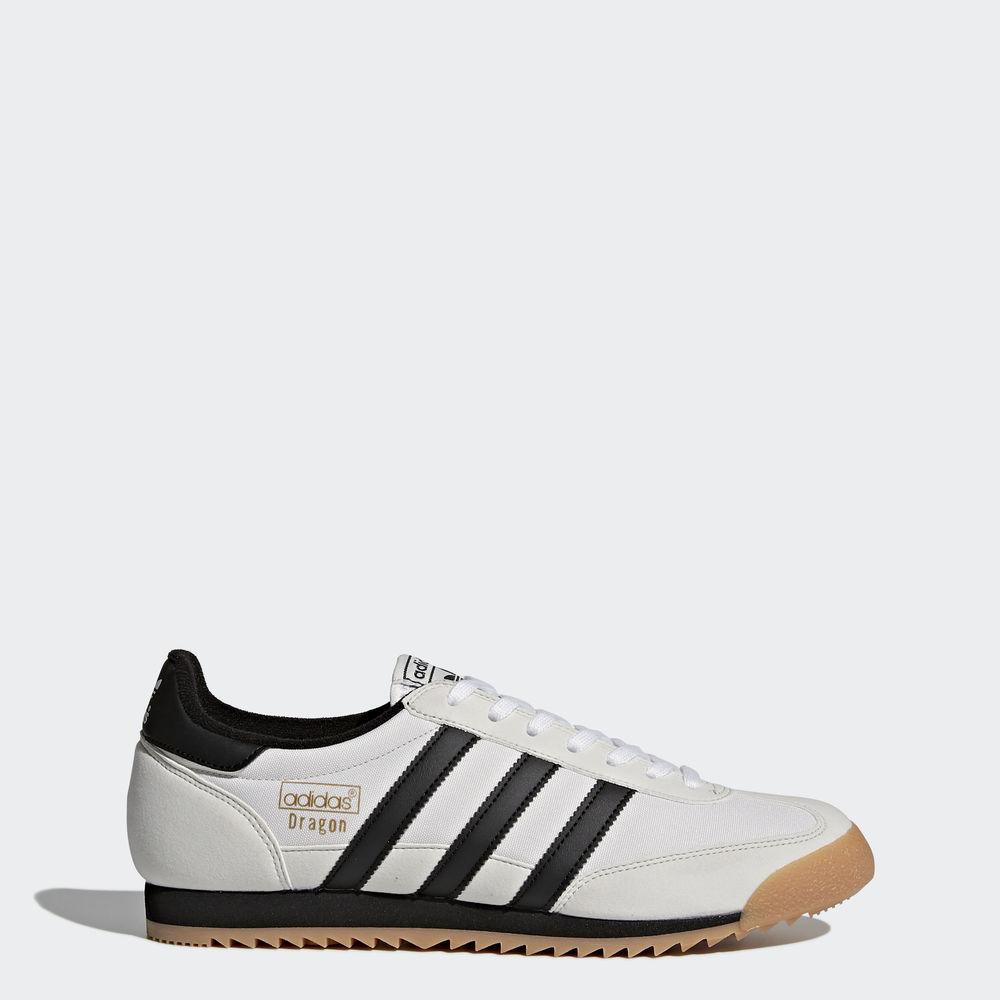 Adidas Dragon Og - Originals ανδρικα - Ασπρα/Μαυρα,Μέγεθος: EU 36 – 54 2/3 (532YZXED)